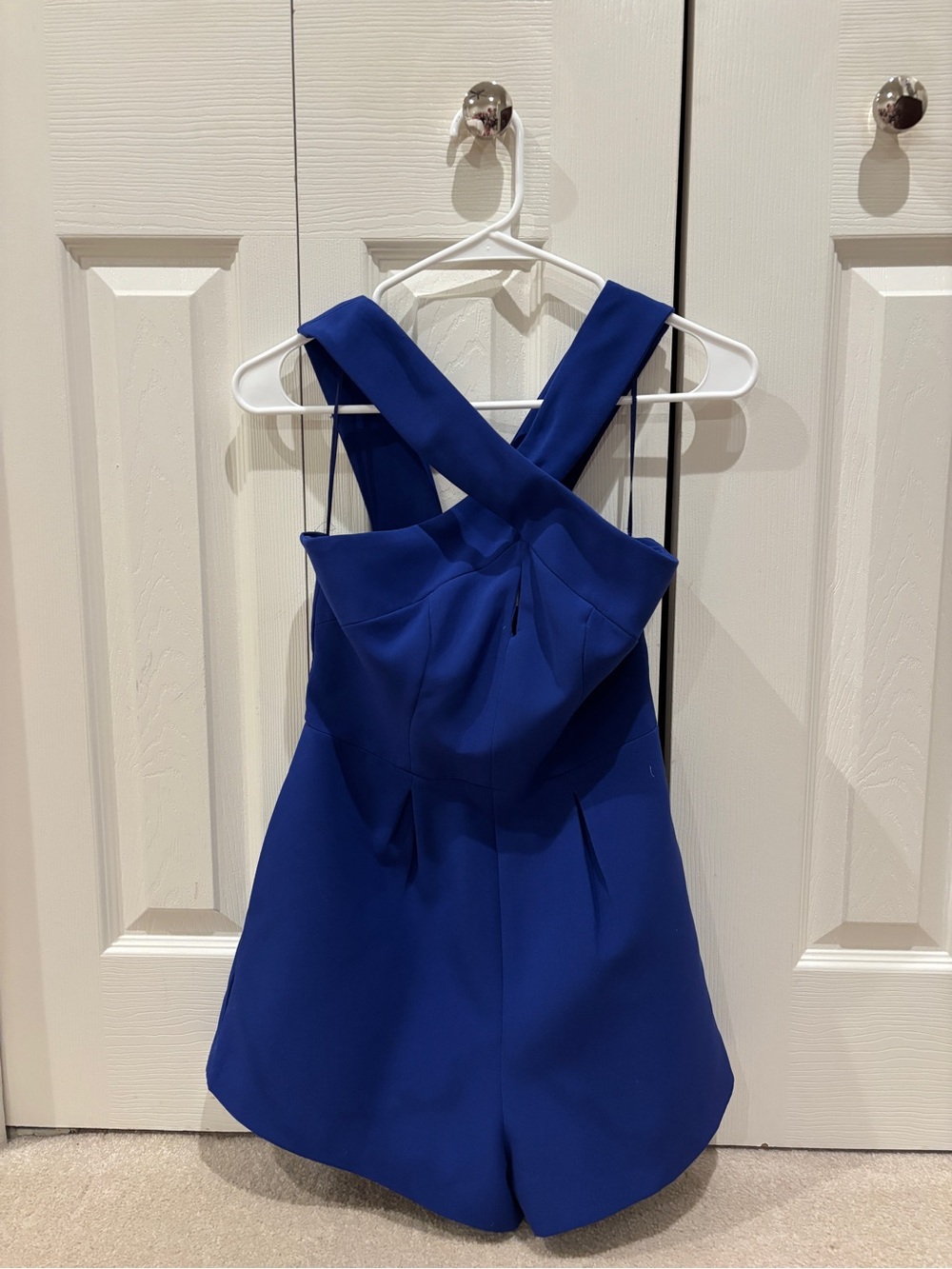 KEEPSAKE the Label Royal Blue Crossback Romper Dress